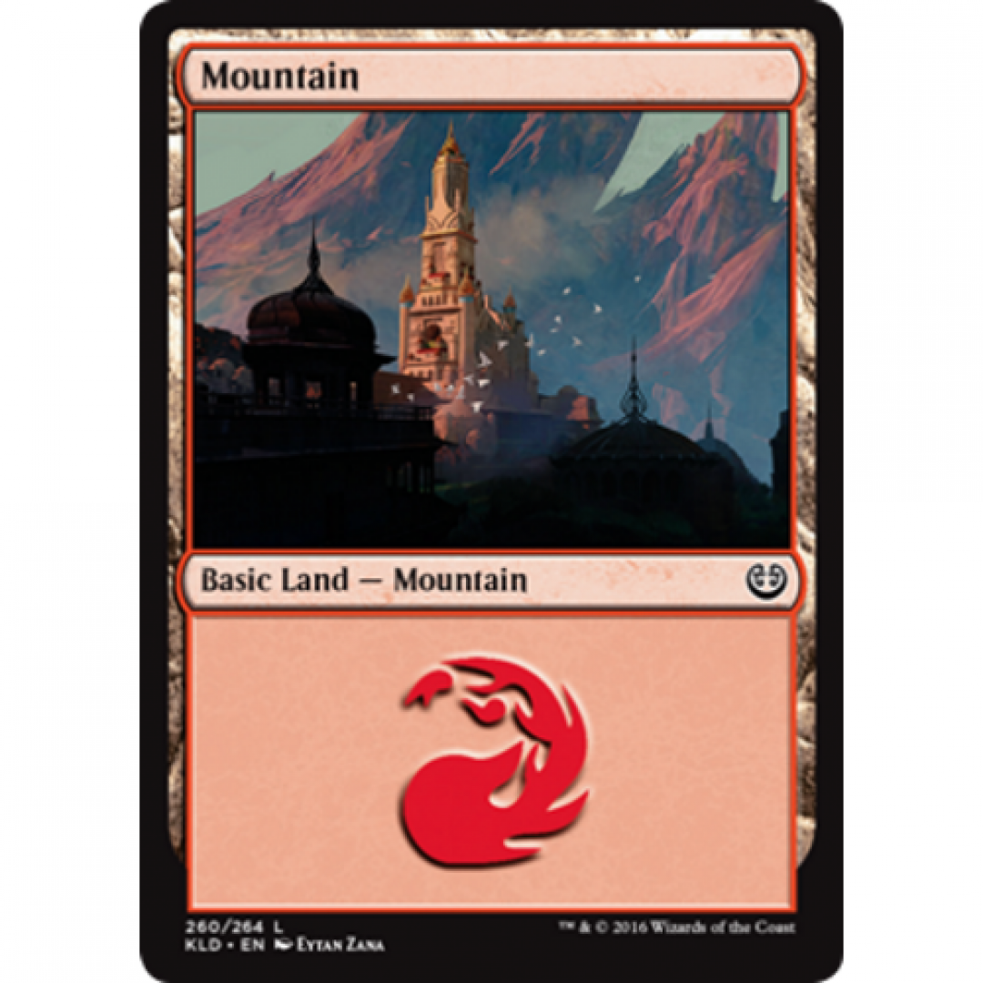 Magic the Gathering : Mountain 260/264 Kaladesh Single Card